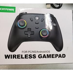 ECHTPower Wireless RGB Controller For Switch, Pc, Android, iOS with turbo & Gyro